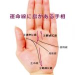 運命線に島(アイランド)がある手相の見方 3種