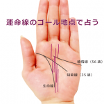 早熟型?晩熟型?運命線のゴール地点で活躍する時期を占う